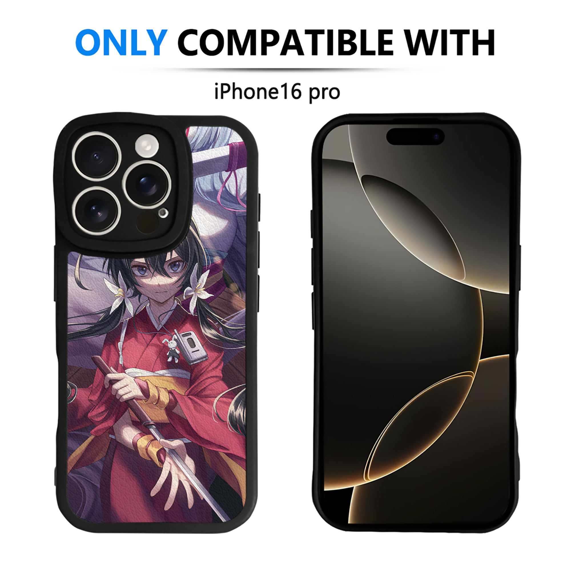 （画像用） 文豪ストレイドッグス Bungo Stray Dogs 【iPhone 16シリーズ対応】シリコンスマホケース（レザー調） 材質：シリコン